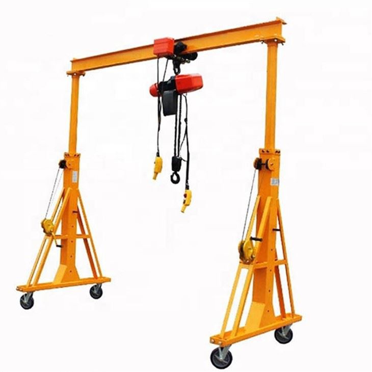 0.5t, 1t, 2t Adjustable Mini Gantry Crane