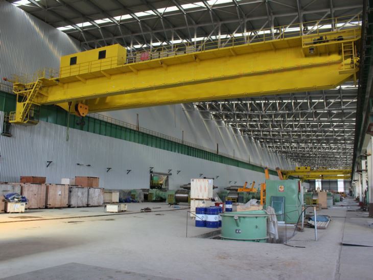 100t FEM Standard Heavy Duty Double Girder Overhead Crane