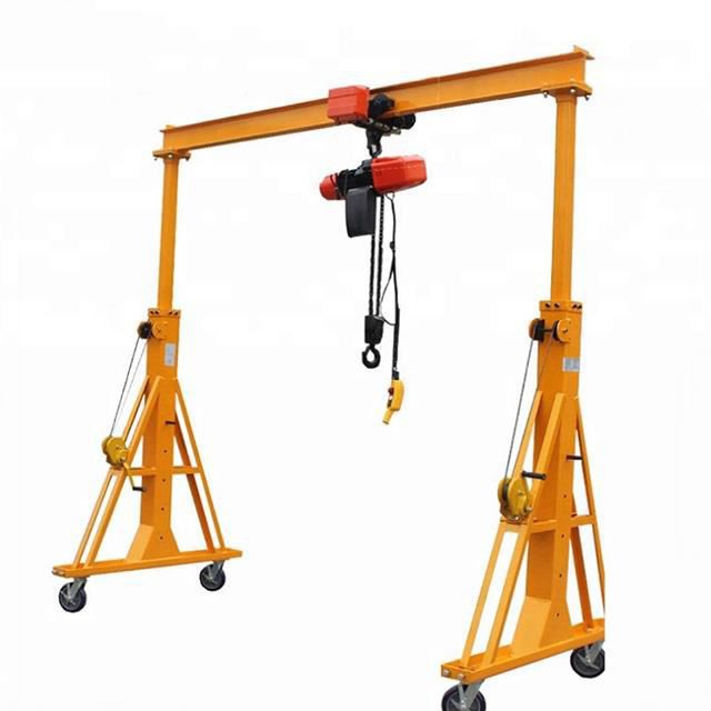 1ton 5 Ton A-frame Mobile Workshop Gantry Crane