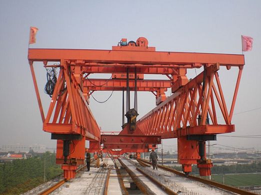 Double Beam Bridge Erection Crane Machine