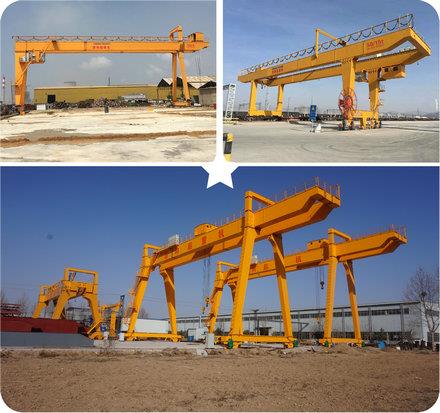 DIN Standard Soft Start Motor Driven Double Beam Gantry Crane