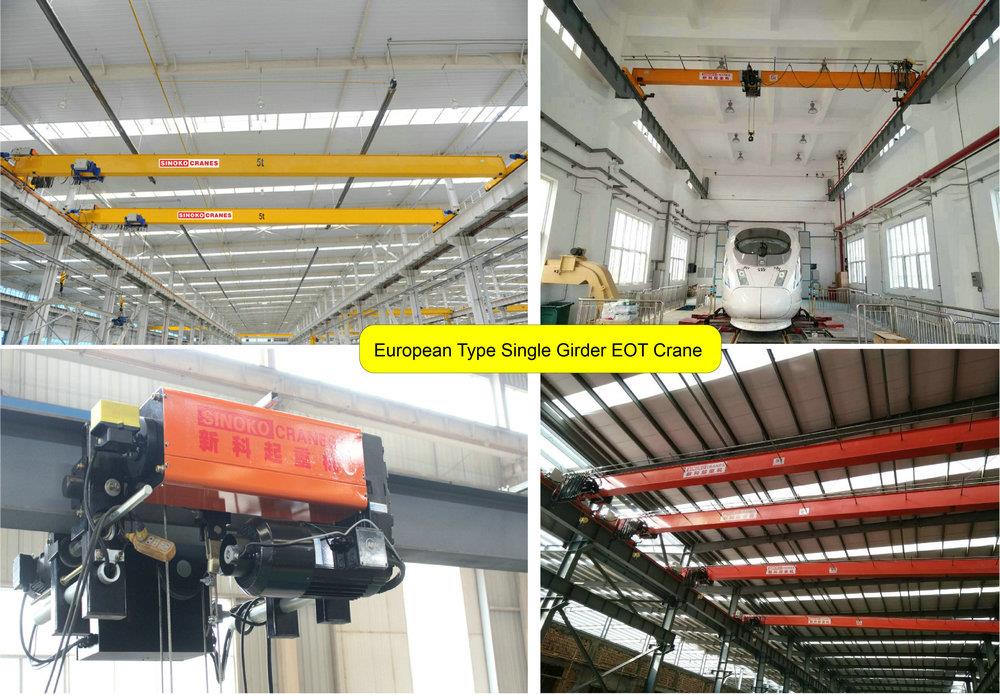 European Type Single Girder EOT Crane 1000