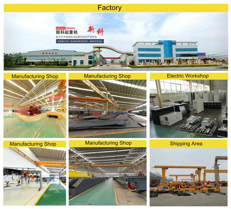 European Design Workshop Lifting Equipment Double Girder Overhead Crane Company Profile