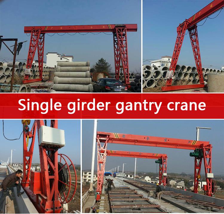 single beam gantry crane