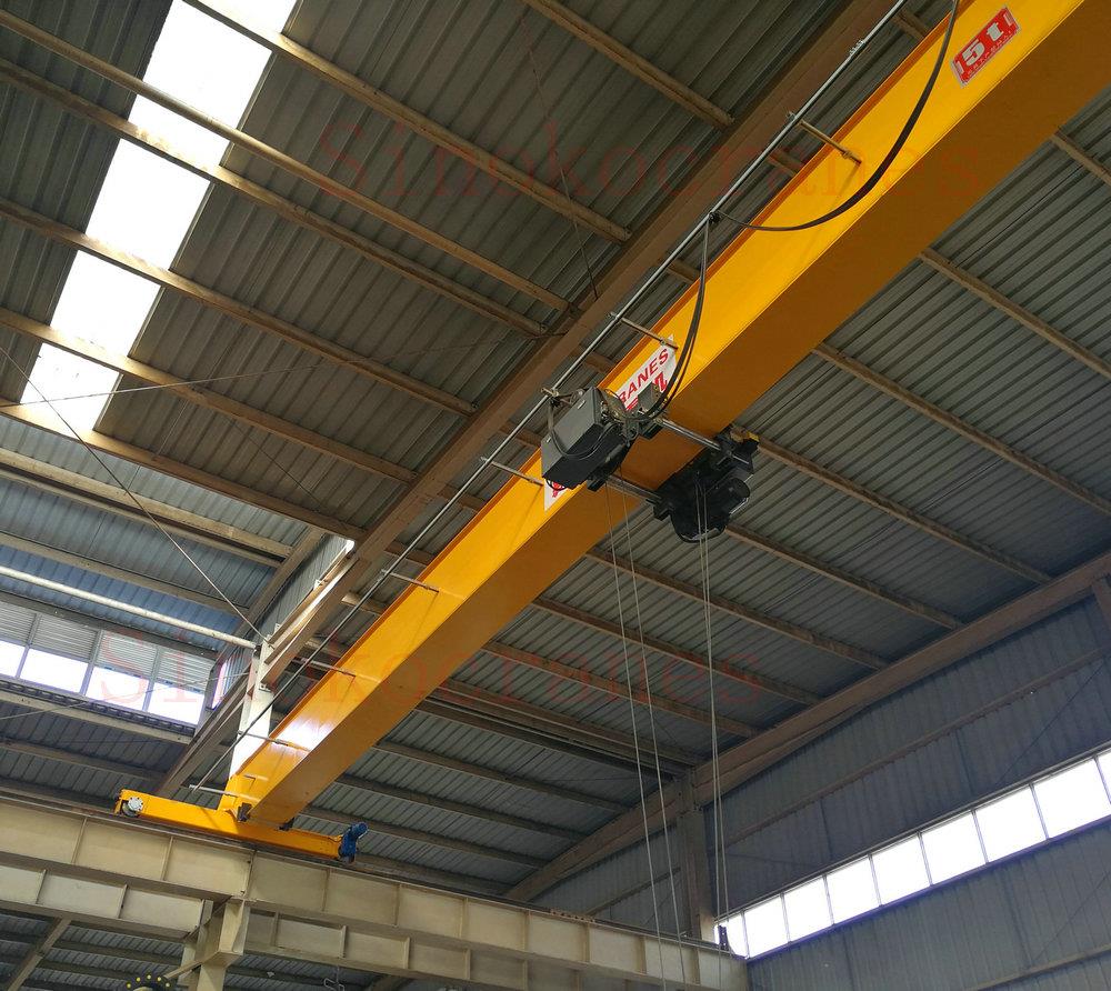 SINOKOCRANE Self Manufacturing DIN Standard Single Beam Crane for Workshop Material Handling