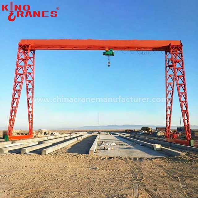 Truss type A frame crane