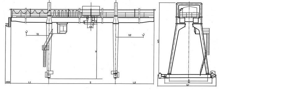 A Frame Gantry Crane