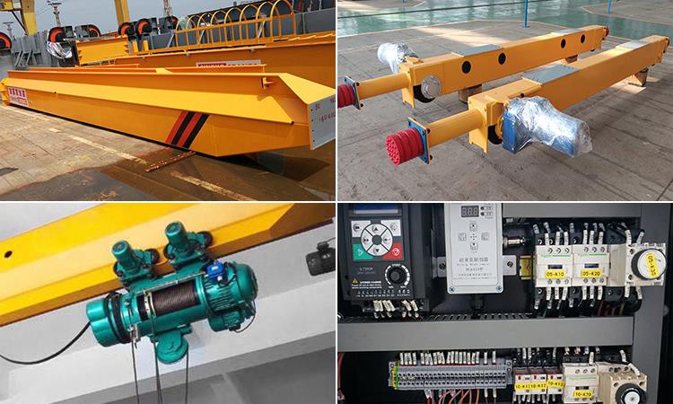 LD 5ton Overhead Crane Price/Trolley Hoist Single Beam Girder Crane