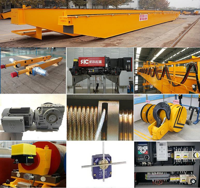 Industrial Double Girder Electric Overhead Travelling Crane Lifting Machine 5ton 10ton 20ton 50ton 100ton With Best Price