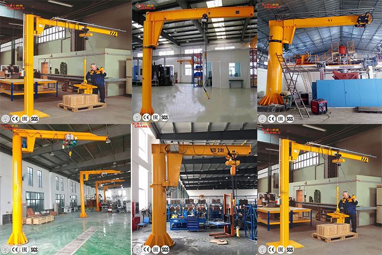 Floor Mounted Cantilever Swing Arm Jib Crane