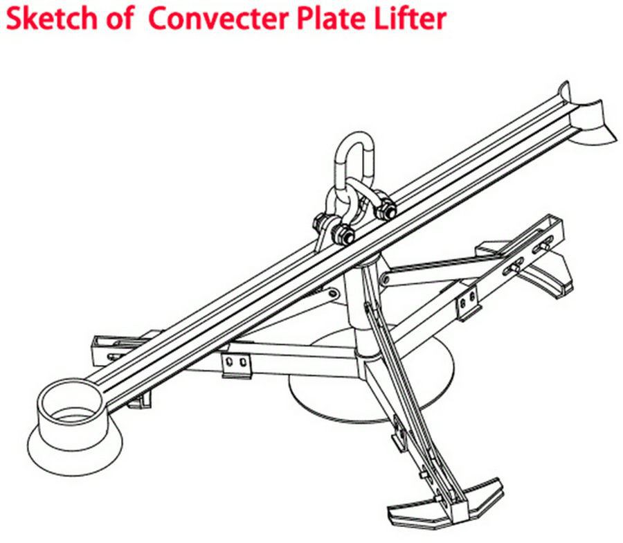 5Ton Three-jaw Pliers For Annealing Furance Cover Handling