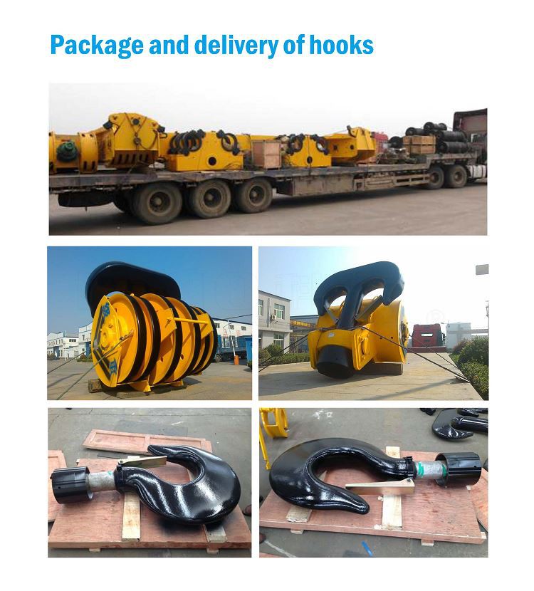 Motorized Electric Rotating Crane Hook package and shipping