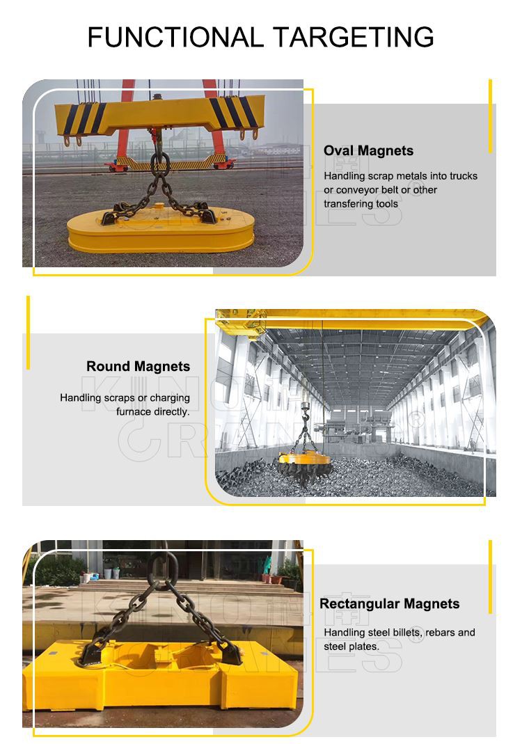 MW84 220v Electromagnet Lifter For Steel Pipe