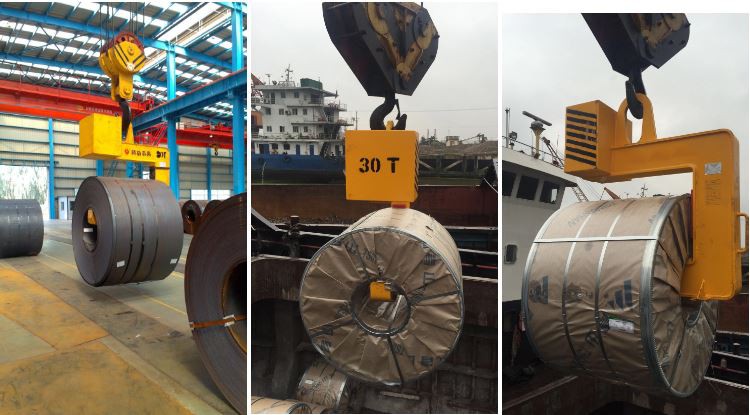 30 Ton Crane Parts Steel Coil Lifting C Hook Application