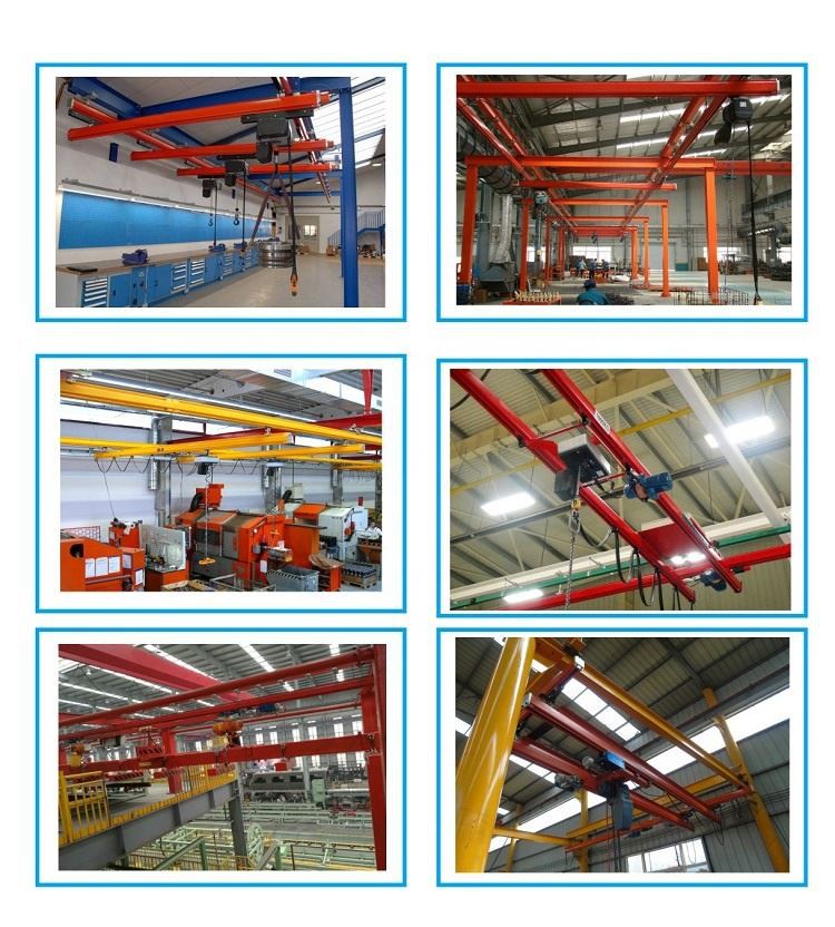 Model Flexible Bridge Crane For Suspension Double Track Railway