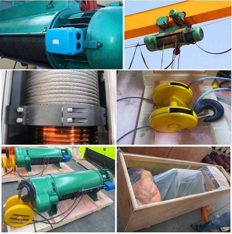 Single And Double Speed Wire Rope Hoist For Bridge Crane Gantry