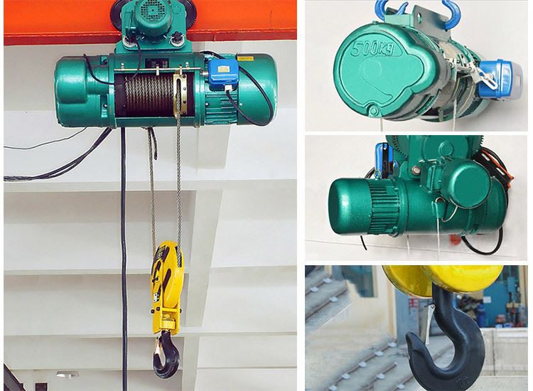 Single And Double Speed Wire Rope Hoist For Bridge Crane Gantry