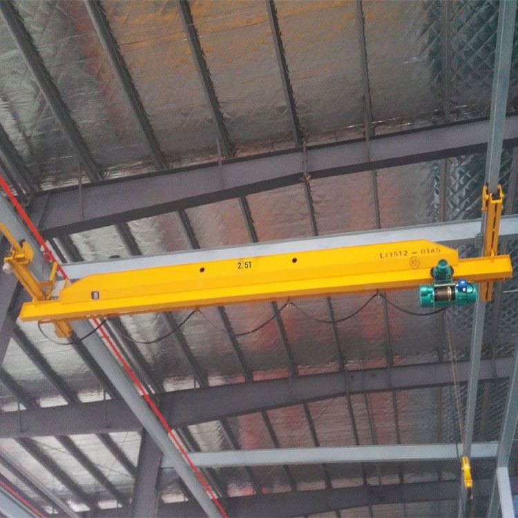 Kinocranes LX Type Suspended Underhung Low Ceiling Use Single Girder Bridge Crane