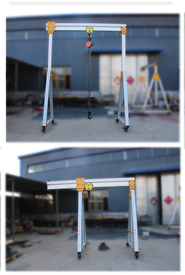 Aluminum Alloy Adjustable Moving Single Beam Gantry