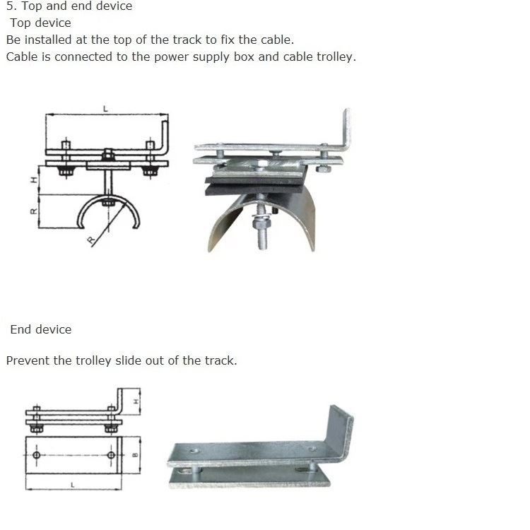 cable trolley detail 