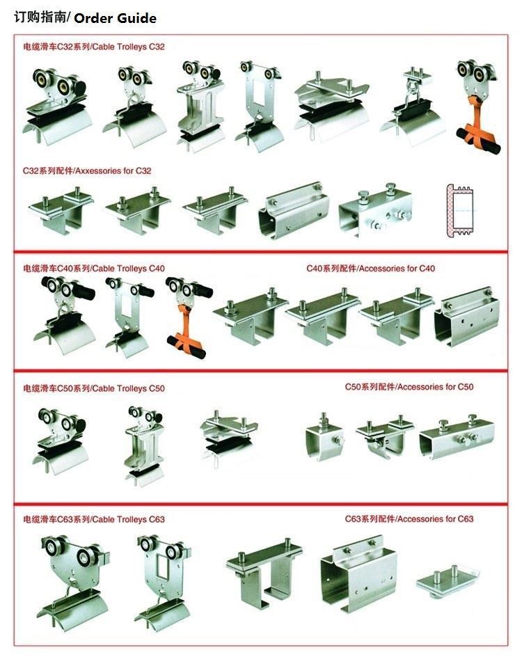 Kinocranes Festoon System Cable Trolley For Crane And Hoist order