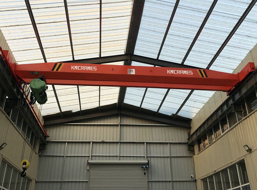 Warehouse Travelling Electric Single Girder Crane with Hoist