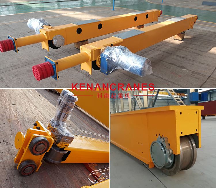 Electric Motor End Beam Traveling Overhead Crane End Trucks 0