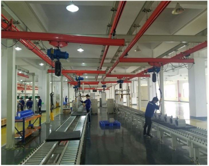 Free Standing Work Station Bridge Cranes / light crane system Model Flexible Bridge Crane System