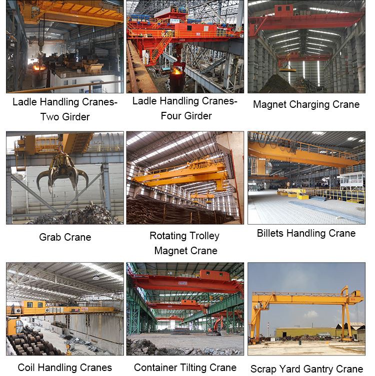 Customized Steel Mill Metallurgy Casting QD/YZ Type Overhead Crane