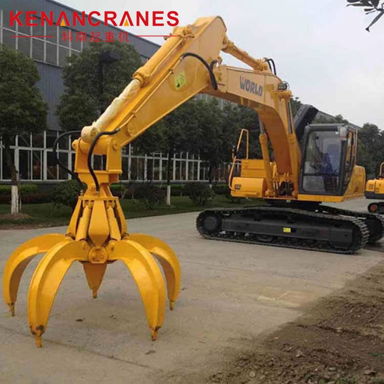 Excavator Hydraulic Orange Peel Grab Steel Scrap Grapple