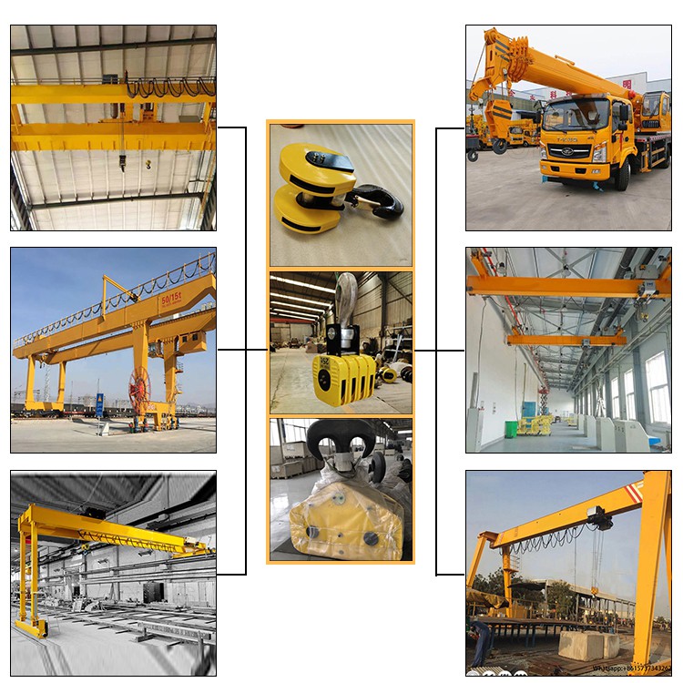 5ton 10ton 25ton 50ton Safe Driving Hoist Hook Crane Block For Overhead Crane