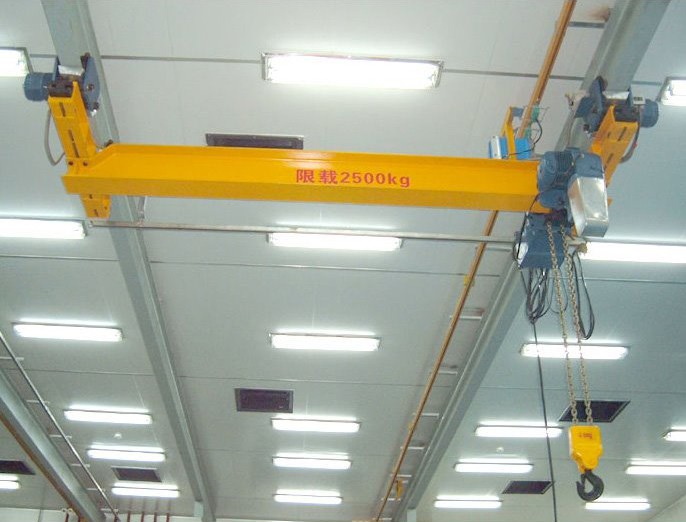 Kinocranes LX Type Suspended Underhung Low Ceiling Use Single Girder Bridge Crane