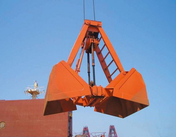 3 Ton to 5 ton Single Girder Grab Overhead Crane for Large Block Materials and Rubbish Loading