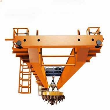 32 T Double Girder Electric Magnet Overhead Crane