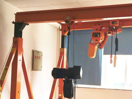 3ton Worm Wheel Gantry Crane With Hoist