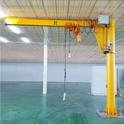 Pillar Mounted Slewing Movable Portable Jib Crane