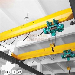 5T LD Type Soft Start Motor Single Girder Overhead Crane with Electric Hoist