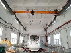 Remote Control Single Beam Overhead Crane For Maintenance Workshop