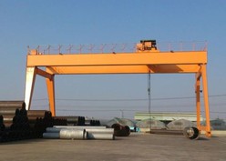 A Type Cement Plant Double Girder Gantry Crane