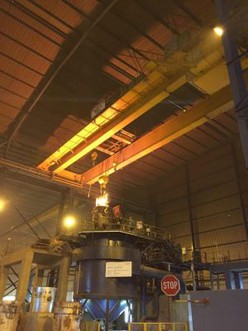 Heavy Duty Metallurgical Crane for Lifting The Steel Ladle