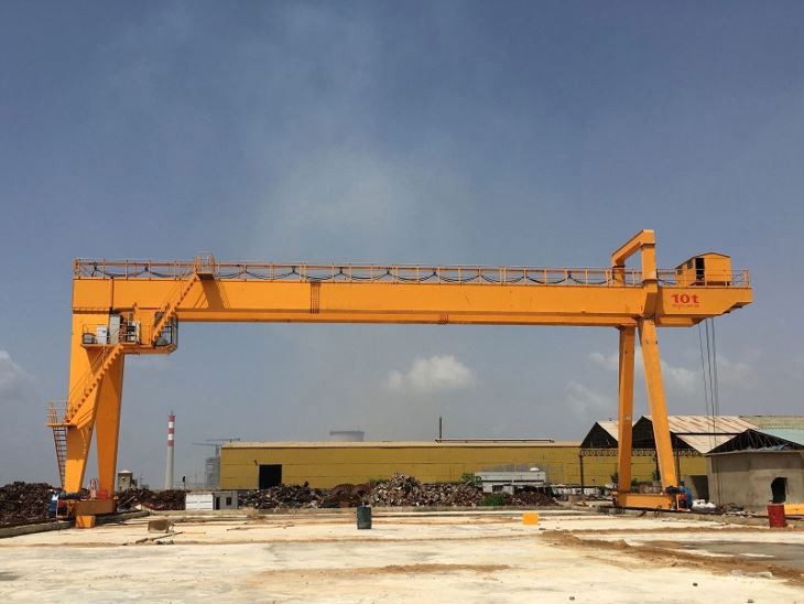 Double Beam Rail Traveling Mobile Gantry Crane 10Ton 20 Ton 30 Ton