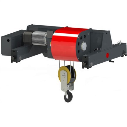 Double Girder Motorized Electric Wire Rope Hoist With Trolley