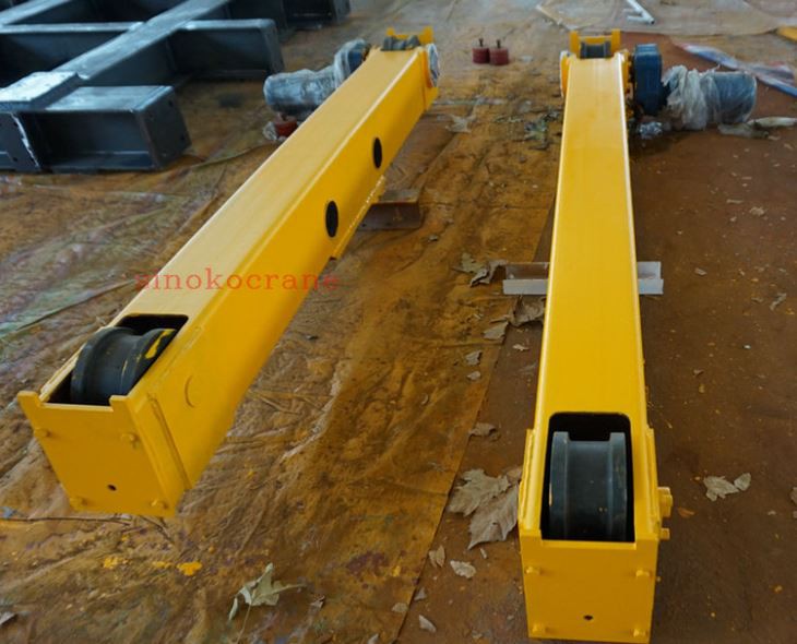 20T Double Girder Overhead Crane End Carriages