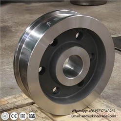 Double Girder Overhead Crane Long Traveling Wheels