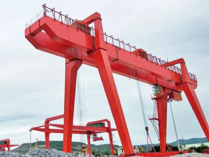 Double Trolley 25ton Full Span Container Gantry Crane