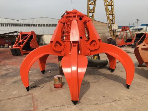 Electric Hydraulic Orange Peel Grab Bucket