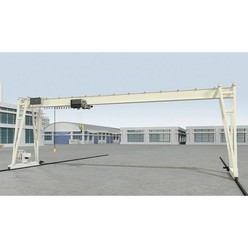 European Standard Wireless Control Ground Traveling Gantry Crane with Wirerope Hoist