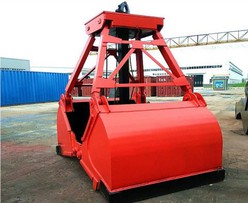 Four Rope Grab Bucket For Crane