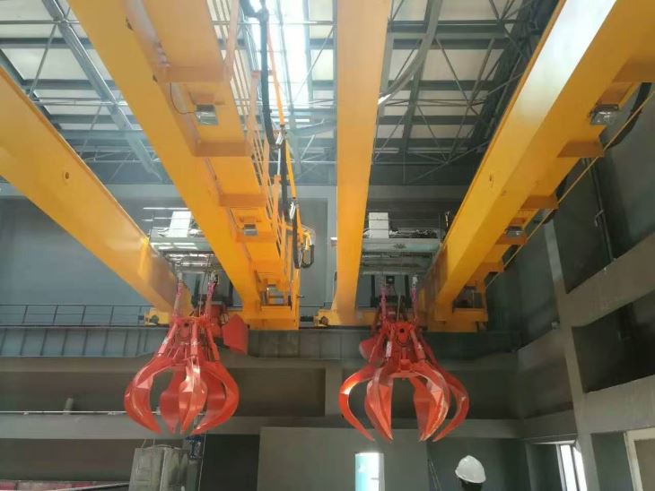 Garbage Handling Garbage Feeding Garbage Cranes with Automatic Weighting System