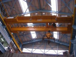 Grab EOT Crane with Double Girder for Transport Bulk Material